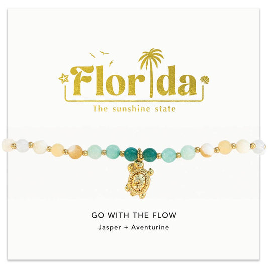 Lotus and Luna - Go with the Flow Florida Charm Bracelet
