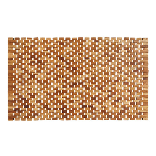 African Teak Floor Mat