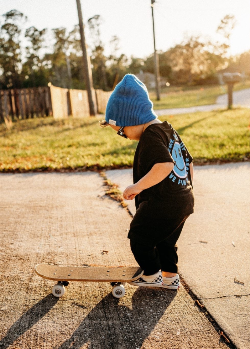 Little Trouble - Never Grow Up T-Shirt Blue