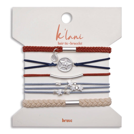 K'Lani Hair Tie Bracelets - Brave Hair Tie Bracelets