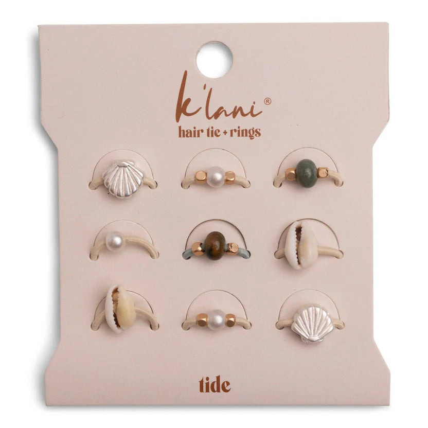 K'Lani Tide Hair Tie + Rings