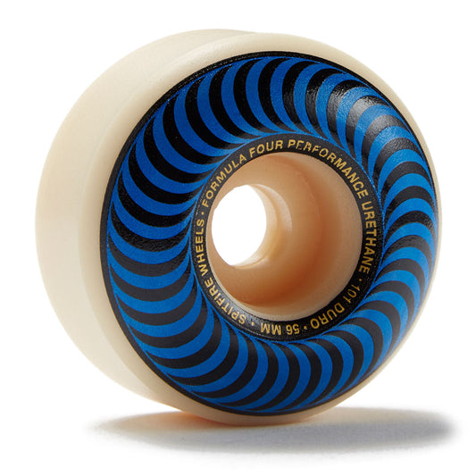 Spitfire Skate Wheels 56mm F4 101a Classic Swirl White/Blue