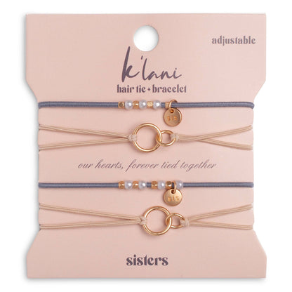 K'Lani hair tie bracelets - Sisters Sharable Hair Tie Bracelets