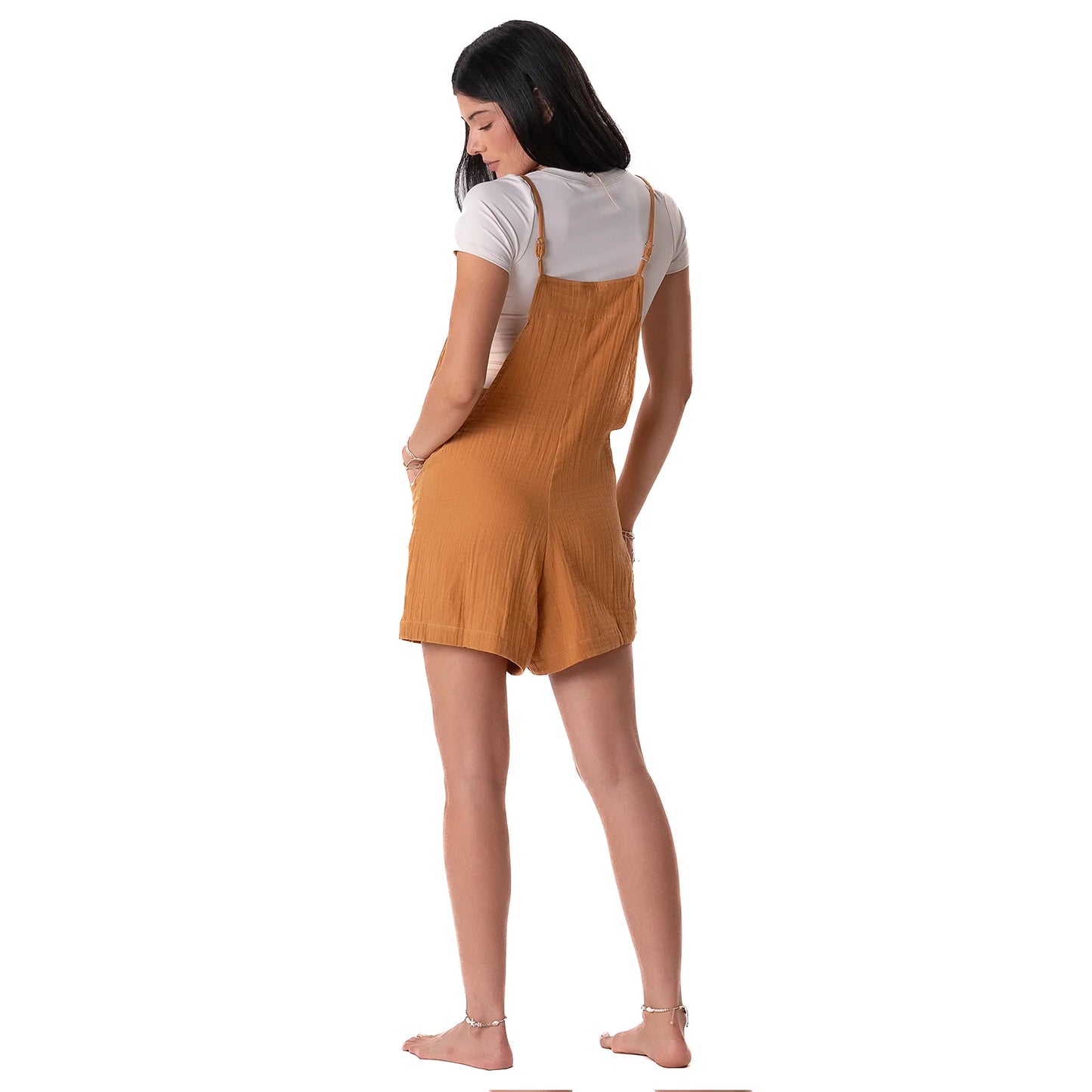 Lotus and Luna - Sunflower Romper w/ Adj Straps
