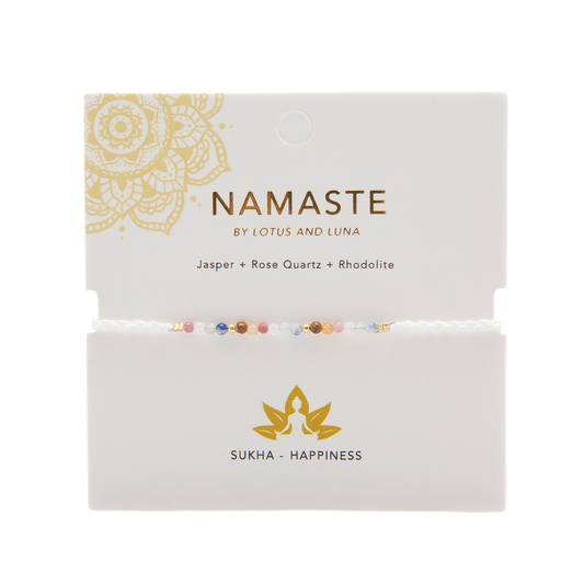 Lotus and Luna - Sukha Namaste Bracelet