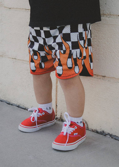 Little Trouble - Heater Mesh Shorts Checkers
