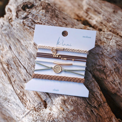 K'Lani hair tie bracelets - Climb Hair Tie Bracelets