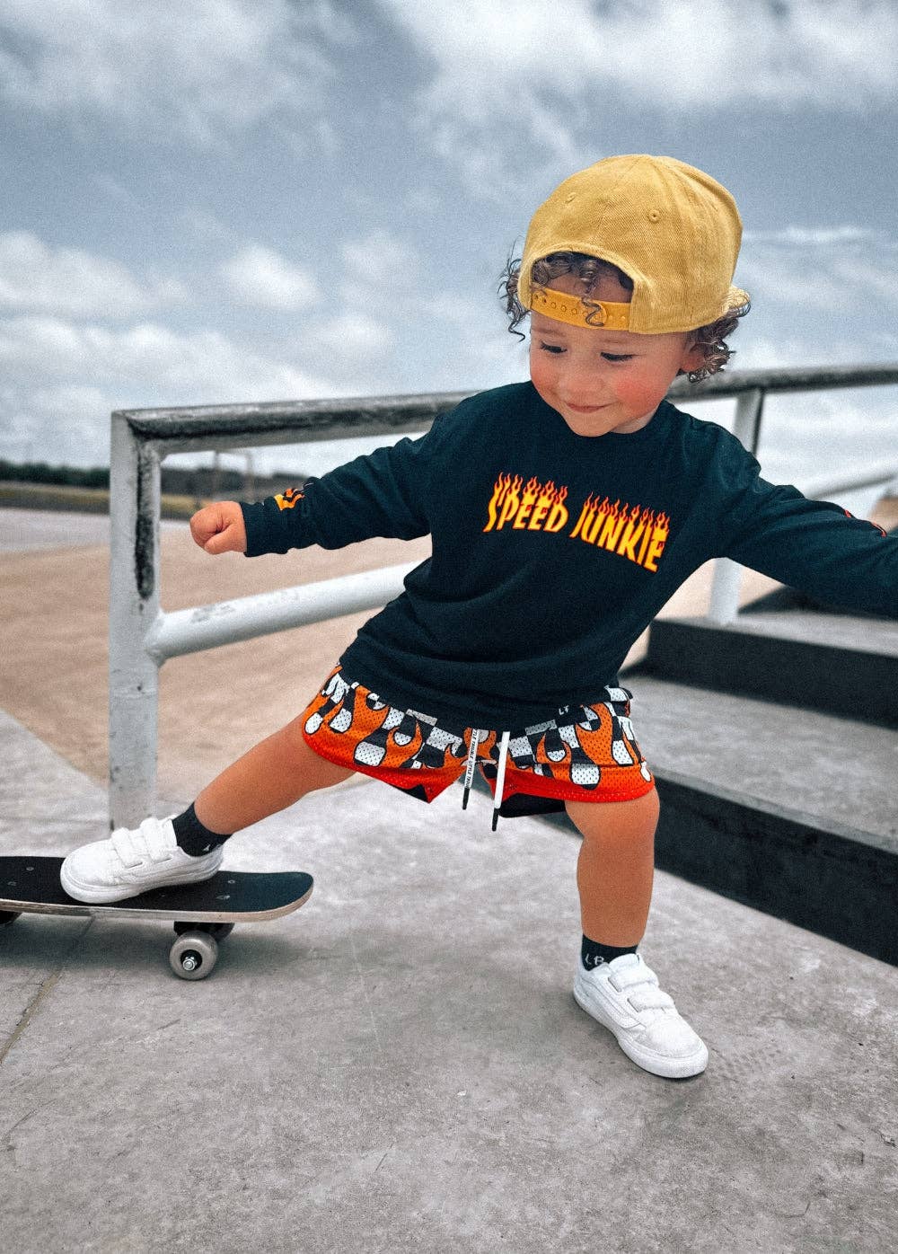 Little Trouble - Heater Mesh Shorts Checkers