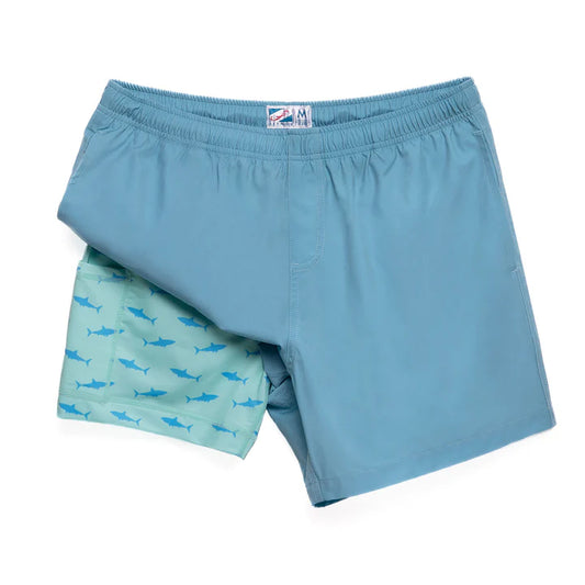Bermies Blue (Great White) Shorts