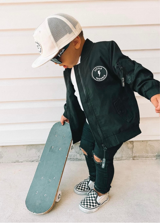 Little Trouble Trouble Bomber Jacket