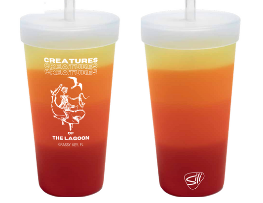 Creatures of the Lagoon Straw Silipint Tumbler 22oz