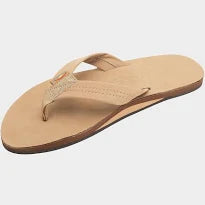 Flip Flops- Mens Sierra Brown Premier SO (M) S 7.5-8.5 Leather