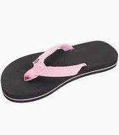 Flip Flops - Kids Grombow- Pink 2-3 Rubber