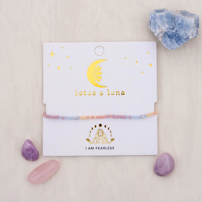 Lotus and Luna Goddess Necklace