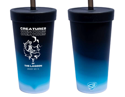 Creatures of the Lagoon Straw Silipint Tumbler 22oz