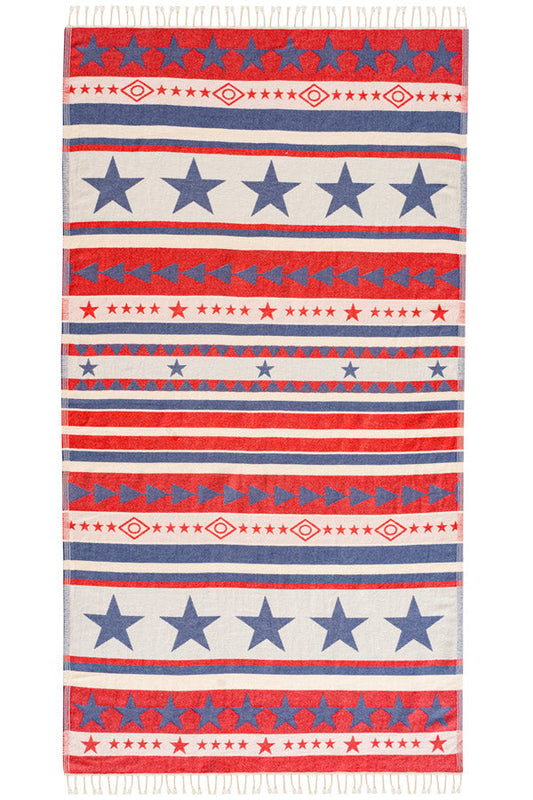 Sun Drunk USA Proud Turkish Towel