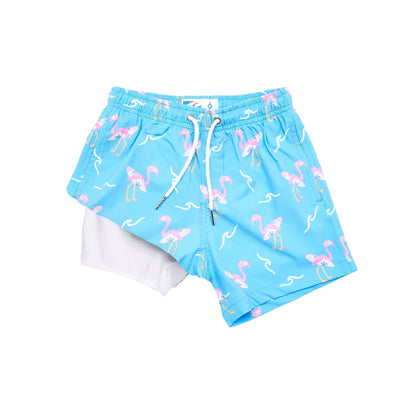 Bermies Surfing Flamingo Boys Shorts