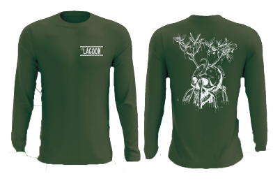 Mens 5FLEX Lagoon Skull Long Sleeve Pullover Hoody