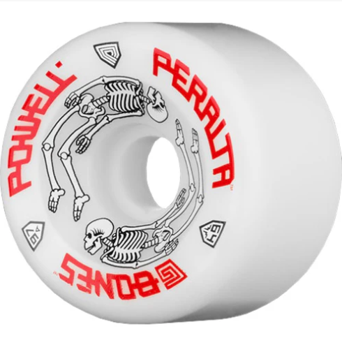 Powell Peralta G-Bones Skateboard Wheels 64mm 97a - White