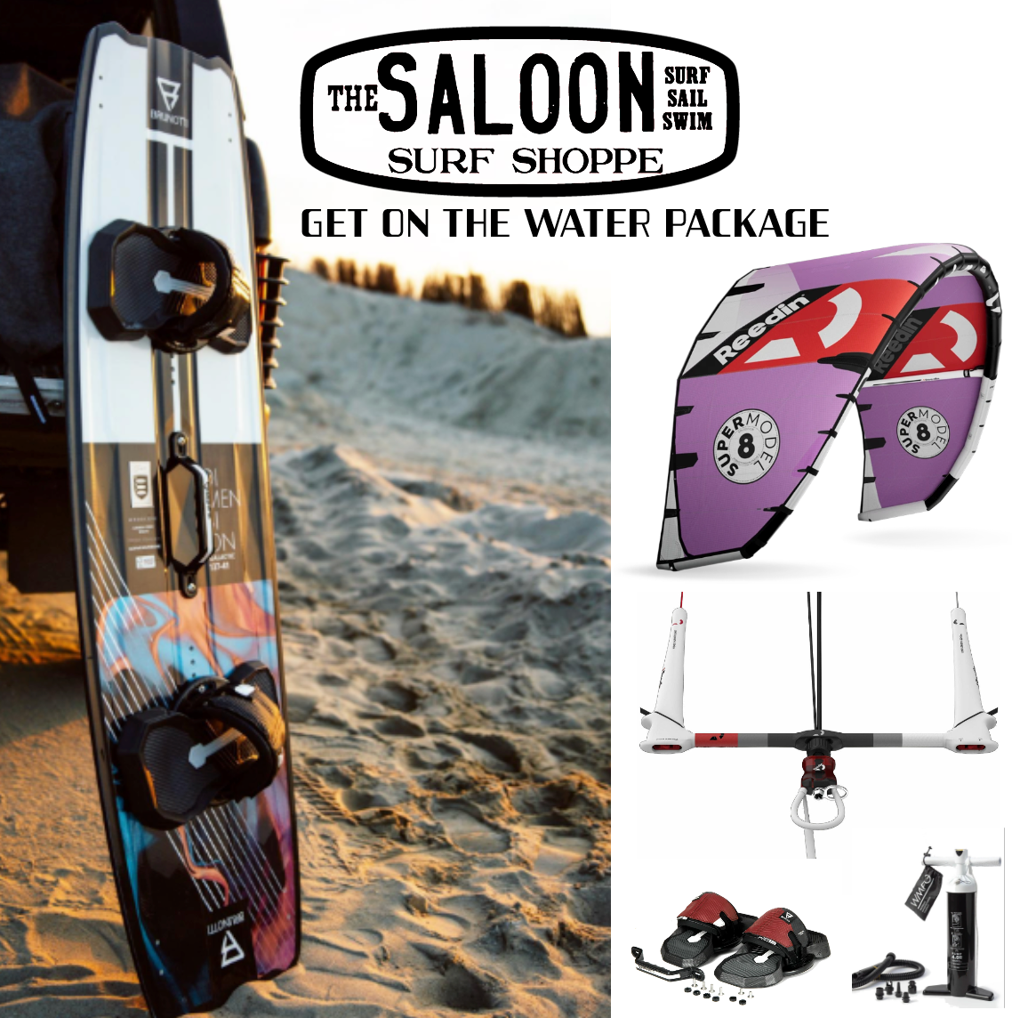 Saloon Surf's Get on the Water Package