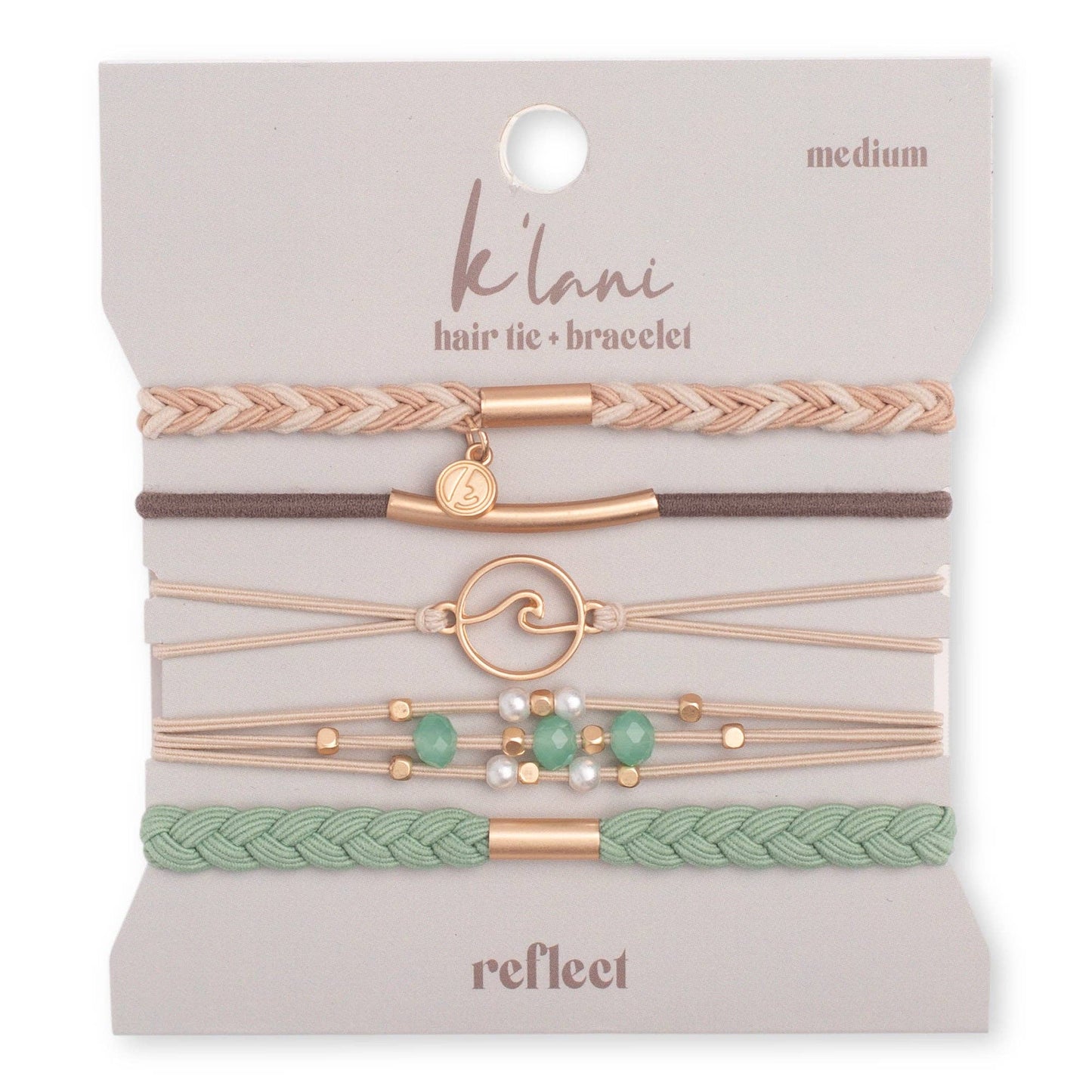 K'Lani Hair Tie Bracelets - Reflect Hair Tie Bracelets