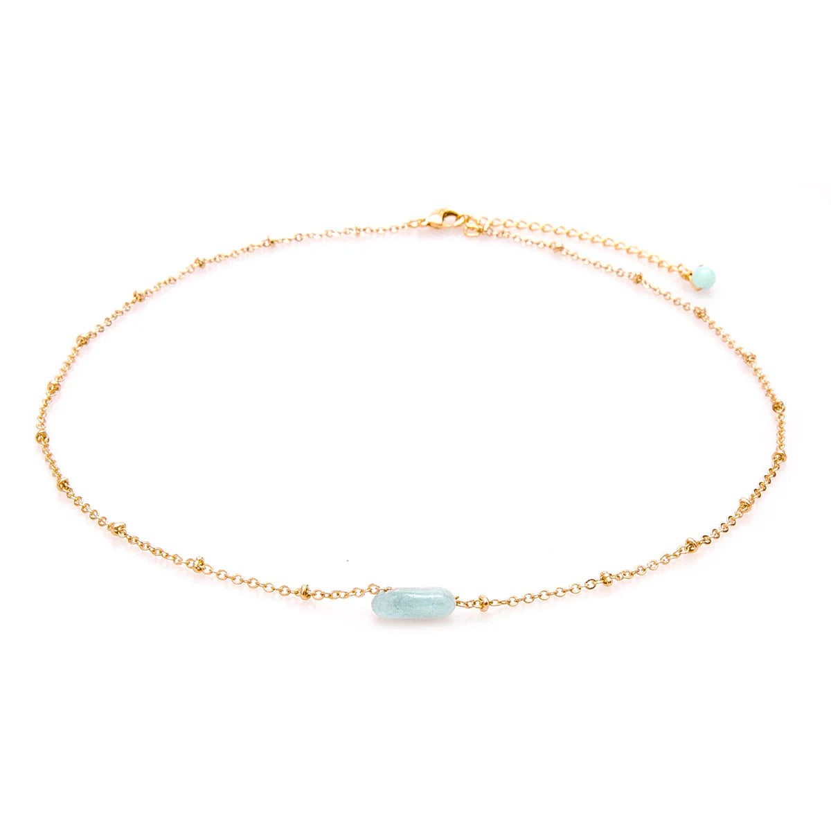 Lotus and Luna Stone of the Earth Necklaces