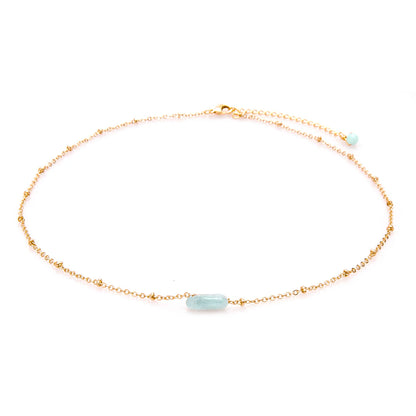 Lotus and Luna Stone of the Earth Necklaces