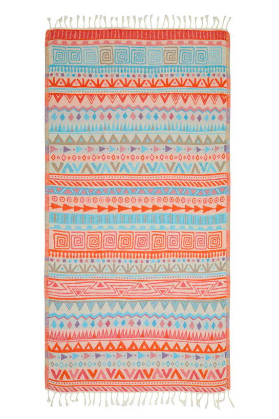 Sun Drunk Boheme Turkish Towel