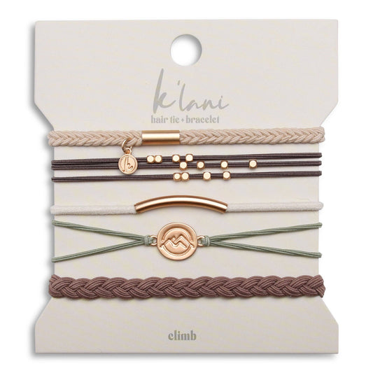 K'Lani Hair Tie Bracelets - Climb Hair Tie Bracelets