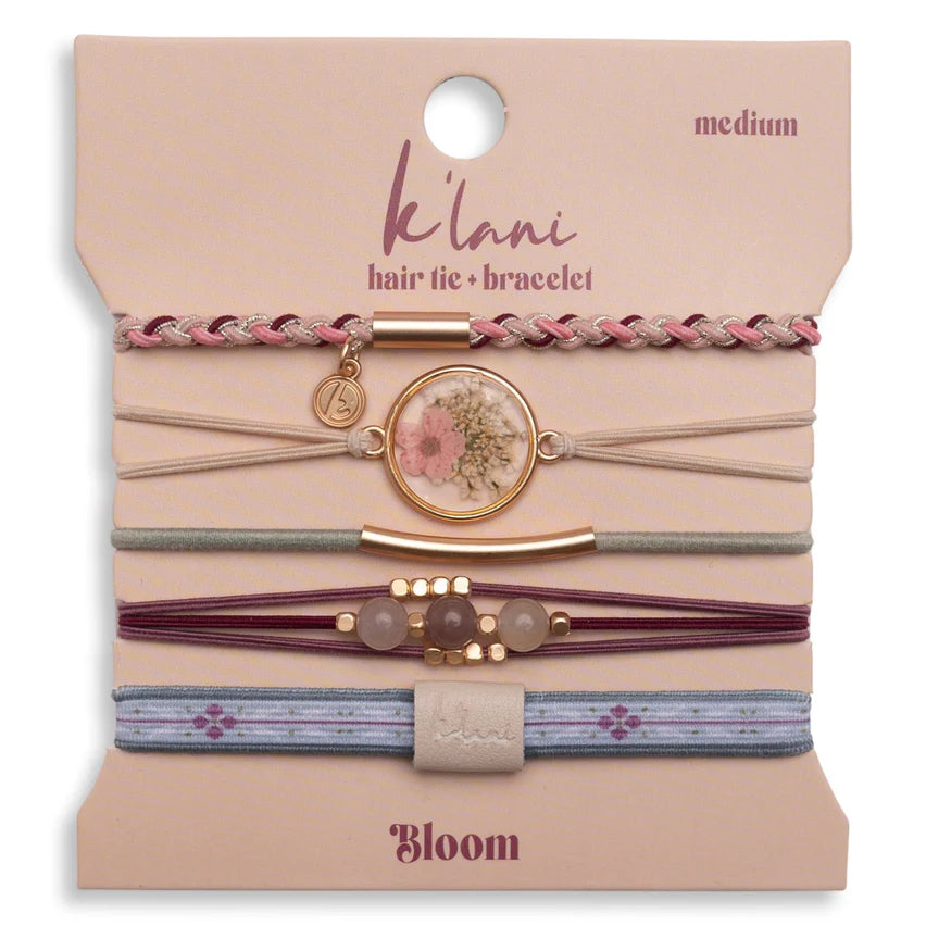 K'Lani Bloom Hair Tie + Bracelet