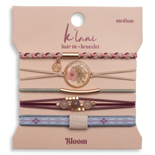 K'Lani Bloom Hair Tie + Bracelet
