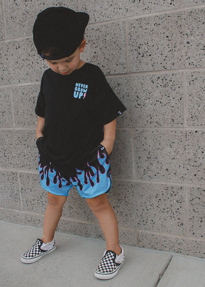 Little Trouble - Never Grow Up T-Shirt Blue
