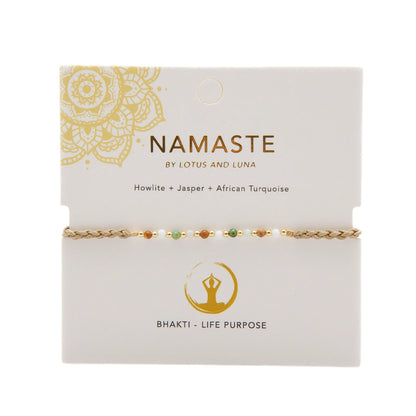 Lotus and Luna - Bhakti Namaste Bracelet