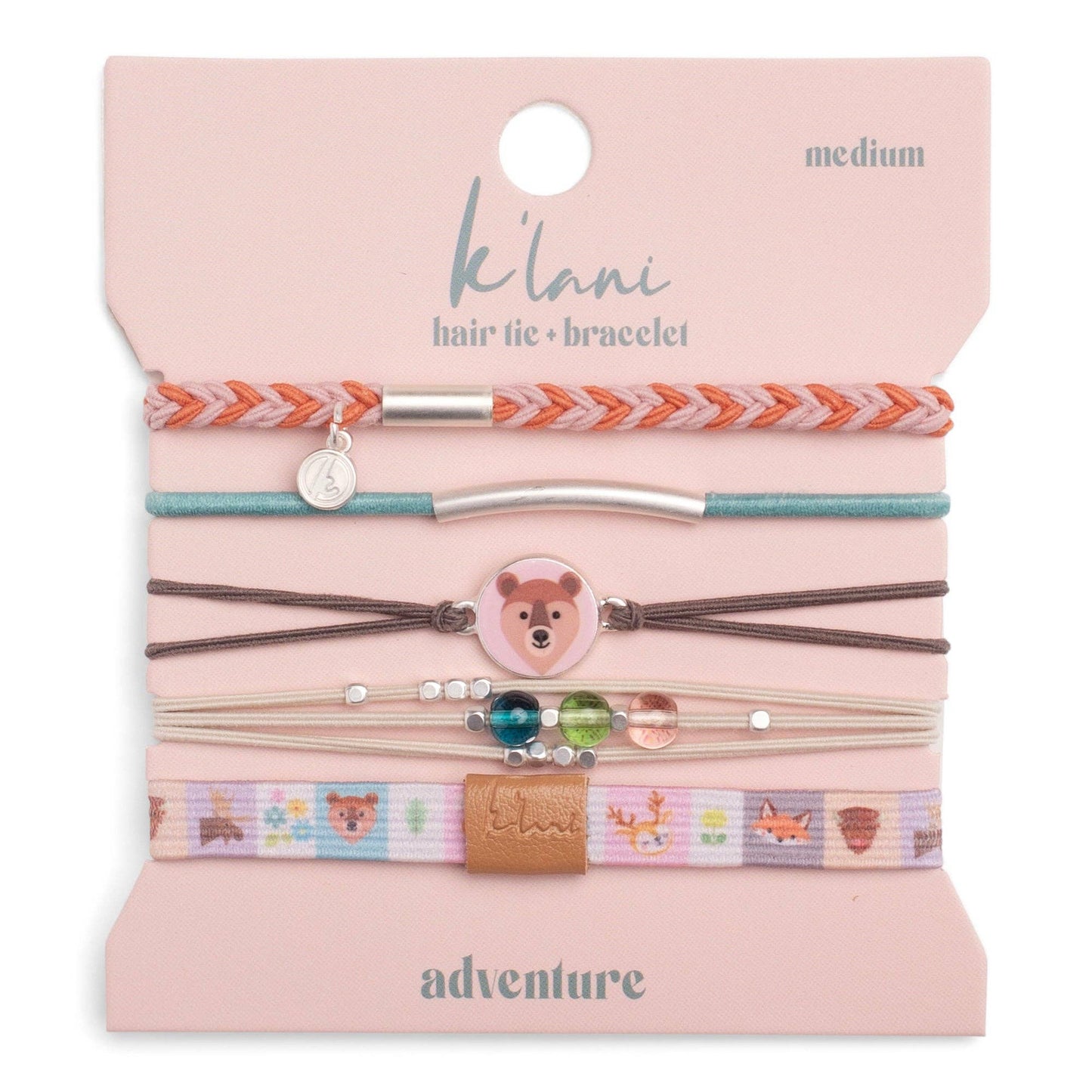 K'lani Adventure Animal Hair Tie Bracelets