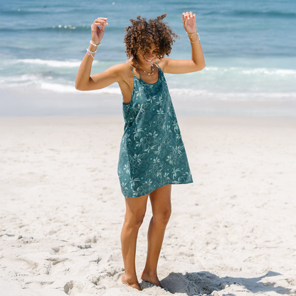 Lotus and Luna - Dahlia Floral Barefoot Beach Dress