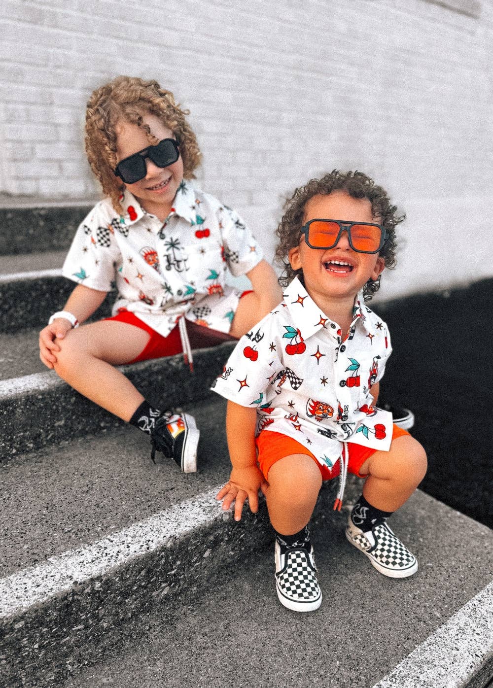 Little Trouble - Cherry On Top Button-Up