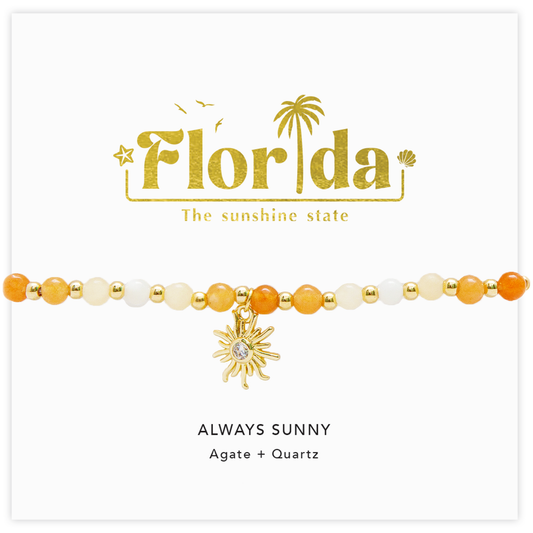 Lotus and Luna - Always Sunny Florida Charm Bracelet