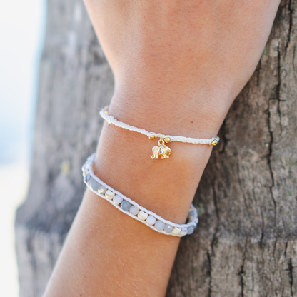 Lotus and Luna - Wise Guy Braided Charm Bracelet