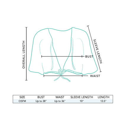 Lotus and Luna - Cream Saltwater Shrug