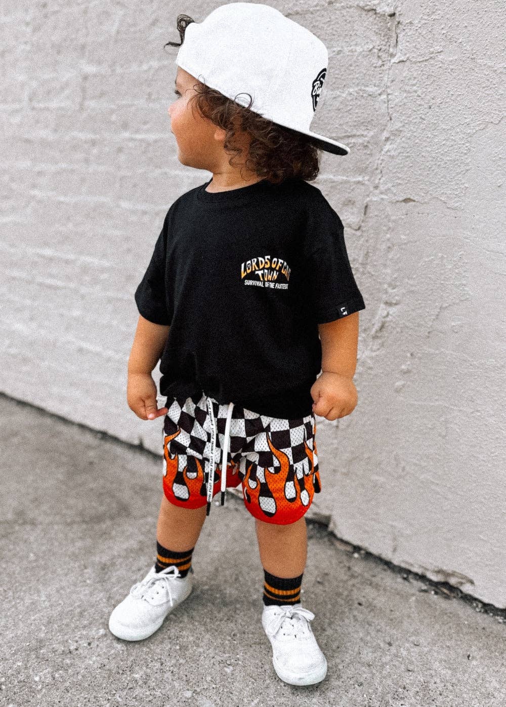 Little Trouble - Heater Mesh Shorts Checkers