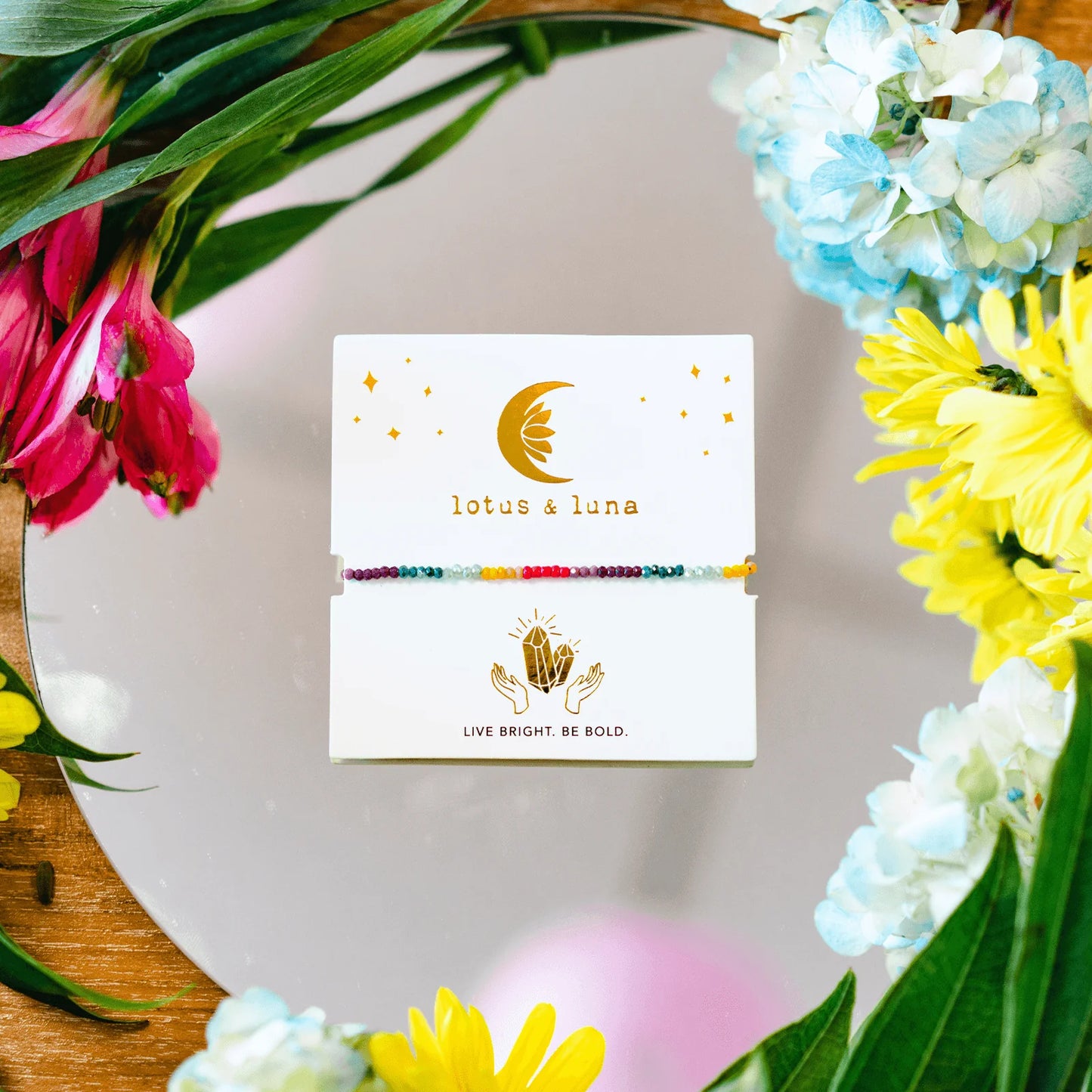 Lotus and Luna Goddess Bracelets