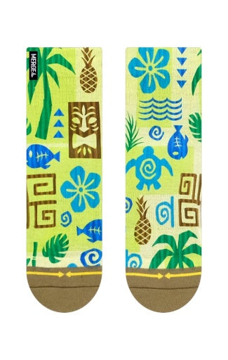 Merge4 Aloha Kakahiaka Quarter Crew Socks