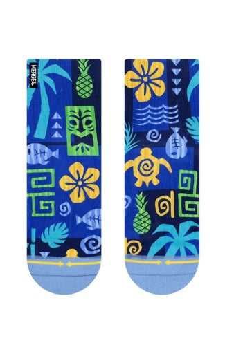 Merge4 Aloha Ahiahi Quarter Crew Socks
