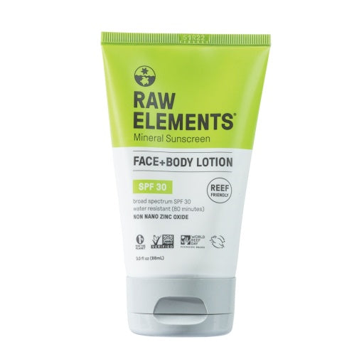 RAW ELEMENTS FACE + BODY SPF 30 TUBE 3 OZ