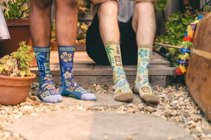 Merge4 Aloha Kakahiaka Quarter Crew Socks