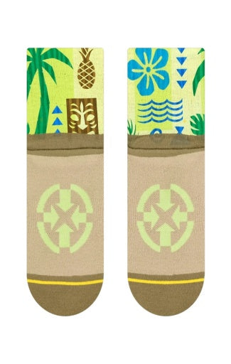 Merge4 Aloha Kakahiaka Quarter Crew Socks