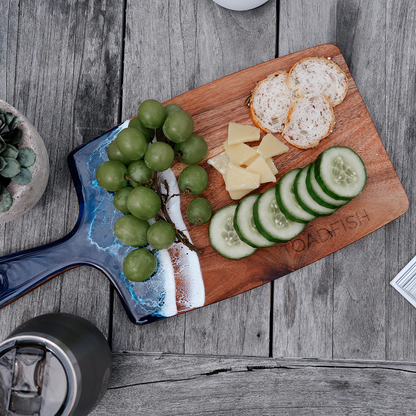 Toadfish Wood and Resin Cheese Board